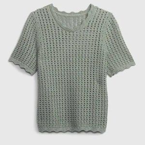 Crochet Crewneck Sweater